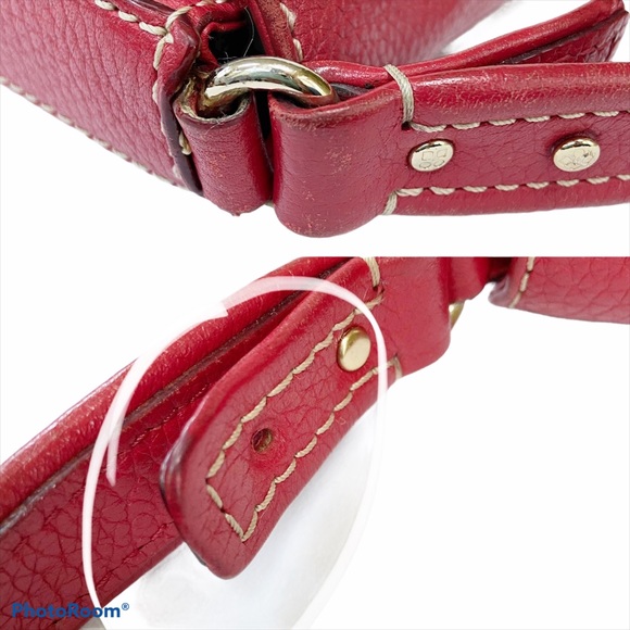 Kate Spade Vintage Bag in Deep Red Pebble Leather - Picture 16 of 16